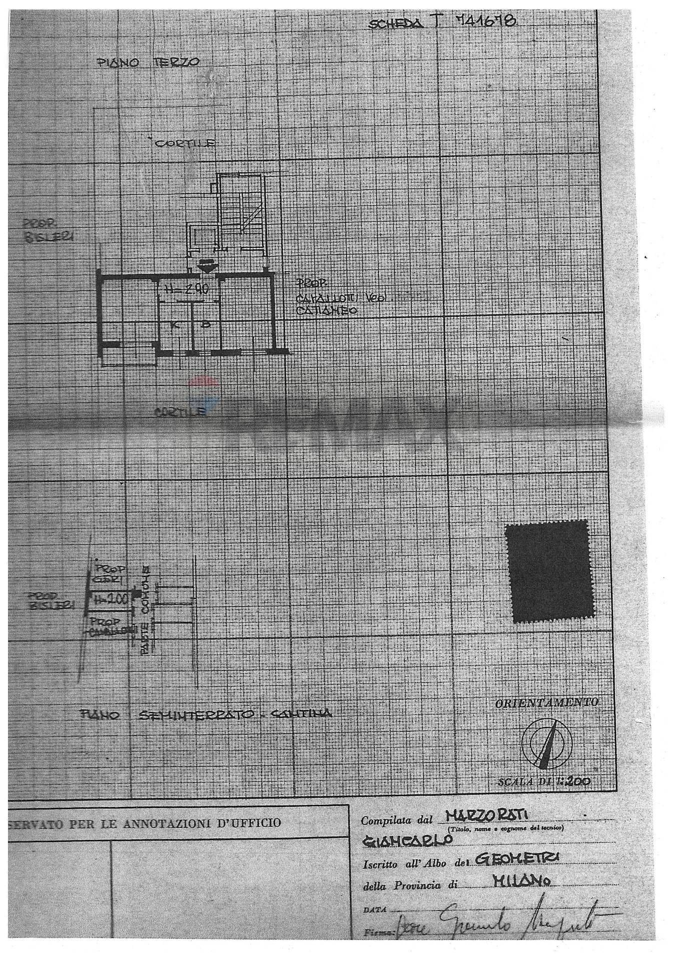 Pianta 2D - Bilocale via Savona
 
12, Milano - planimetria 1