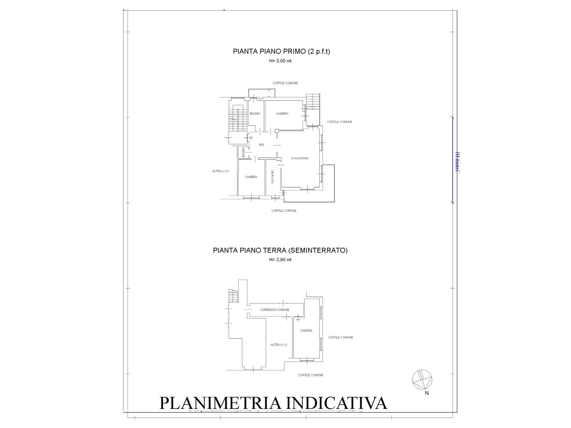 Foto 27 - Four-room apartment Strada Val San Martino, Torino - floor plans 1