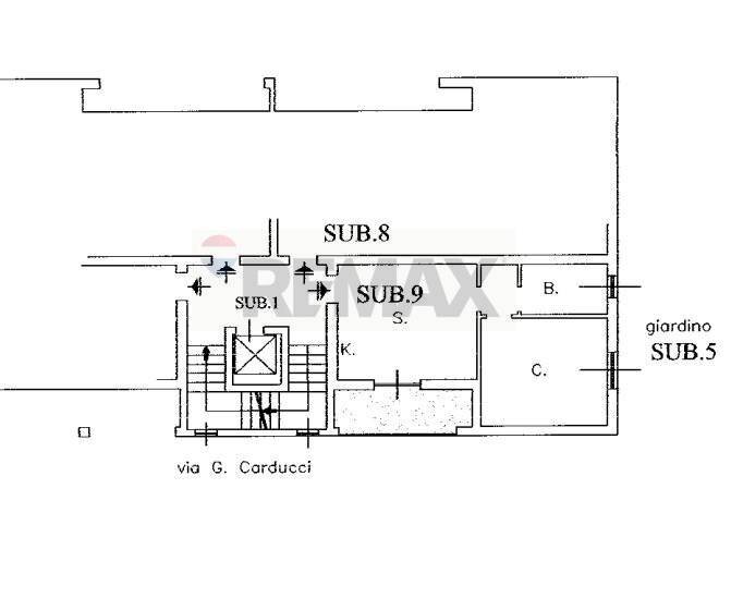 Pianta 2D - Bilocale via carducci
 
10, San Giuliano Milanese - planimetria 1