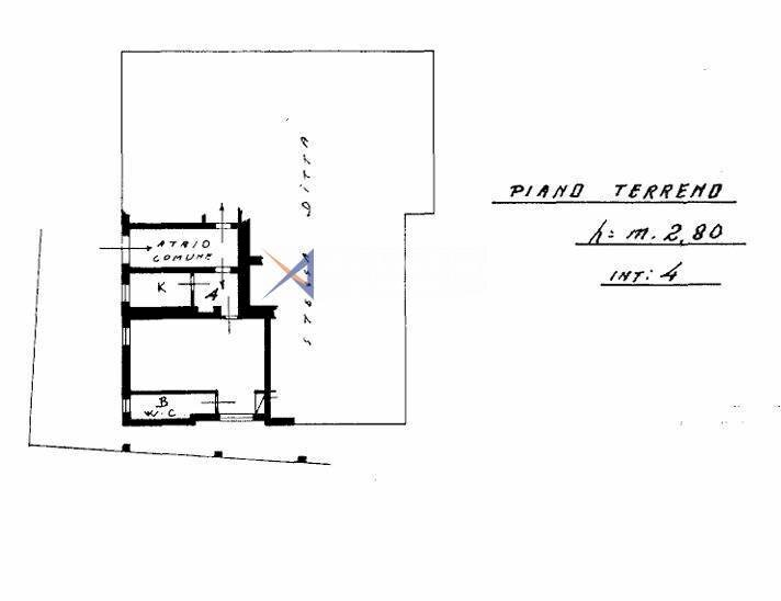 Foto 19 - Monolocale Taggia - planimetria 1