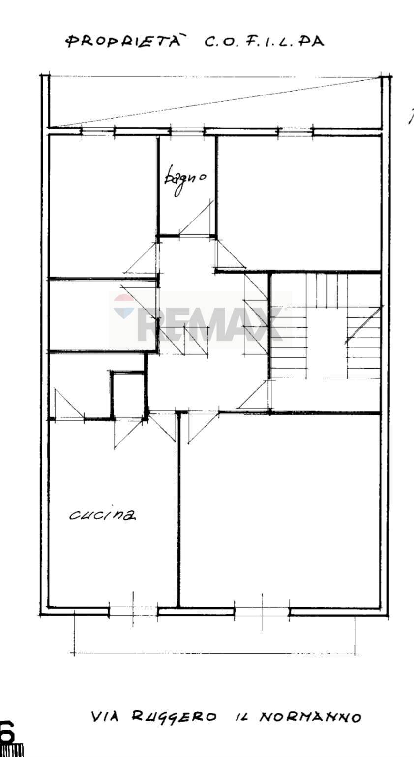 Pianta 2D - Appartamento Via Ruggero il Normanno
 
24, Bagheria - planimetria 1