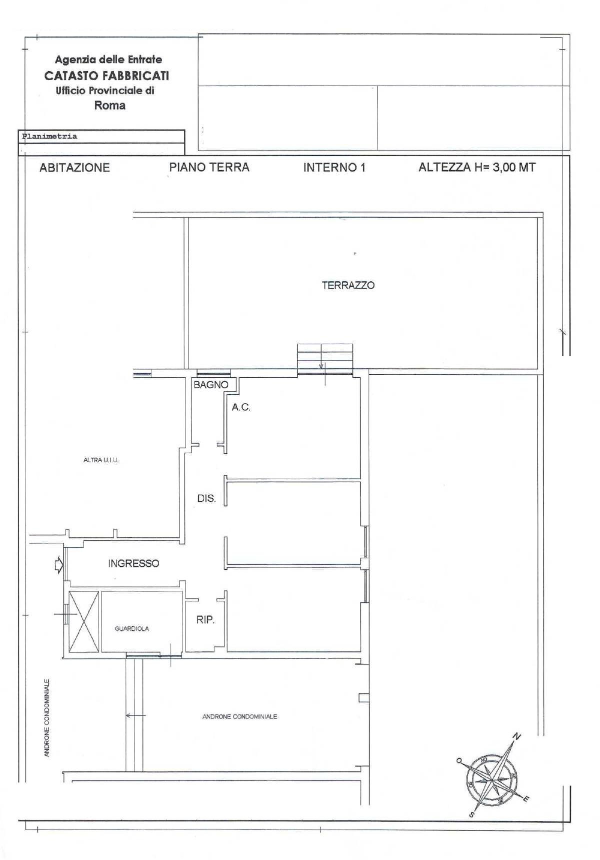 Foto 28 - Three-room apartment Via Pietro Fedele
 
51, Roma - floor plans 1