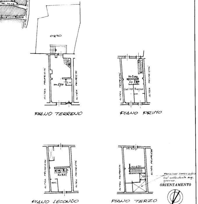 Foto 71 - Casa indipendente vicolo del sambuco
 
16, Siena - planimetria 1