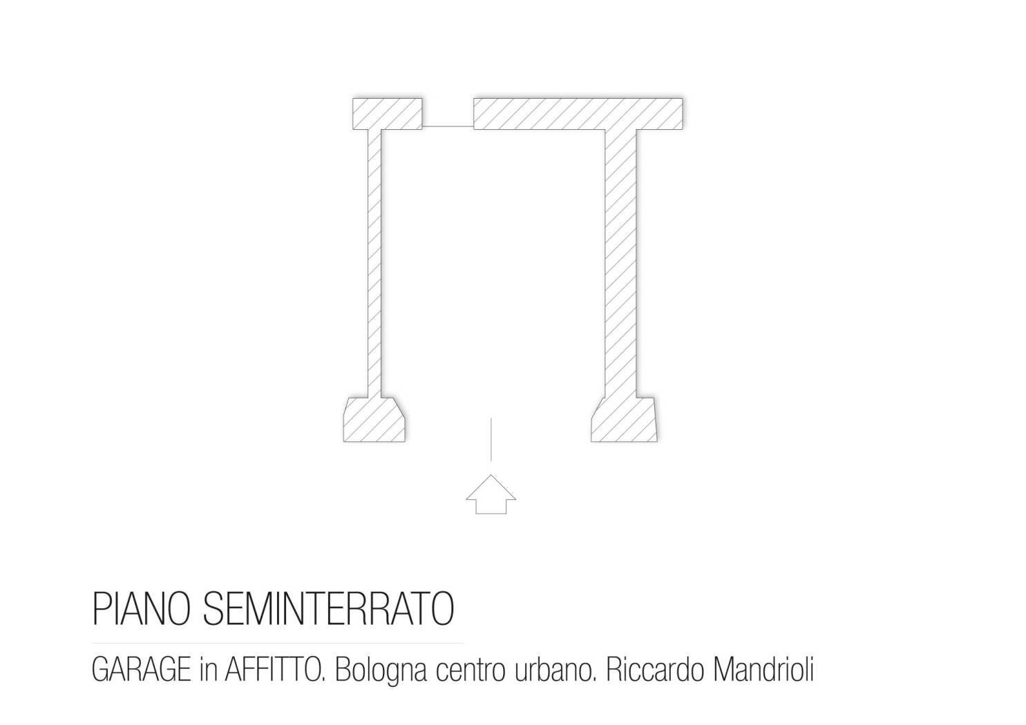Box via Santa Chiara, Bologna (neighborhood Colli) - floor plans 1