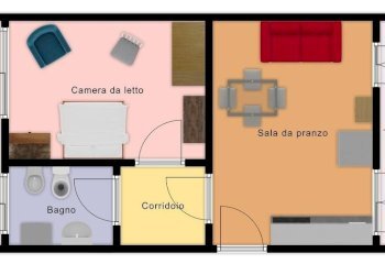 Planimetria - Two-room apartment via Mantova, 5/1, Parma (neighborhood San Lazzaro) - photo 13