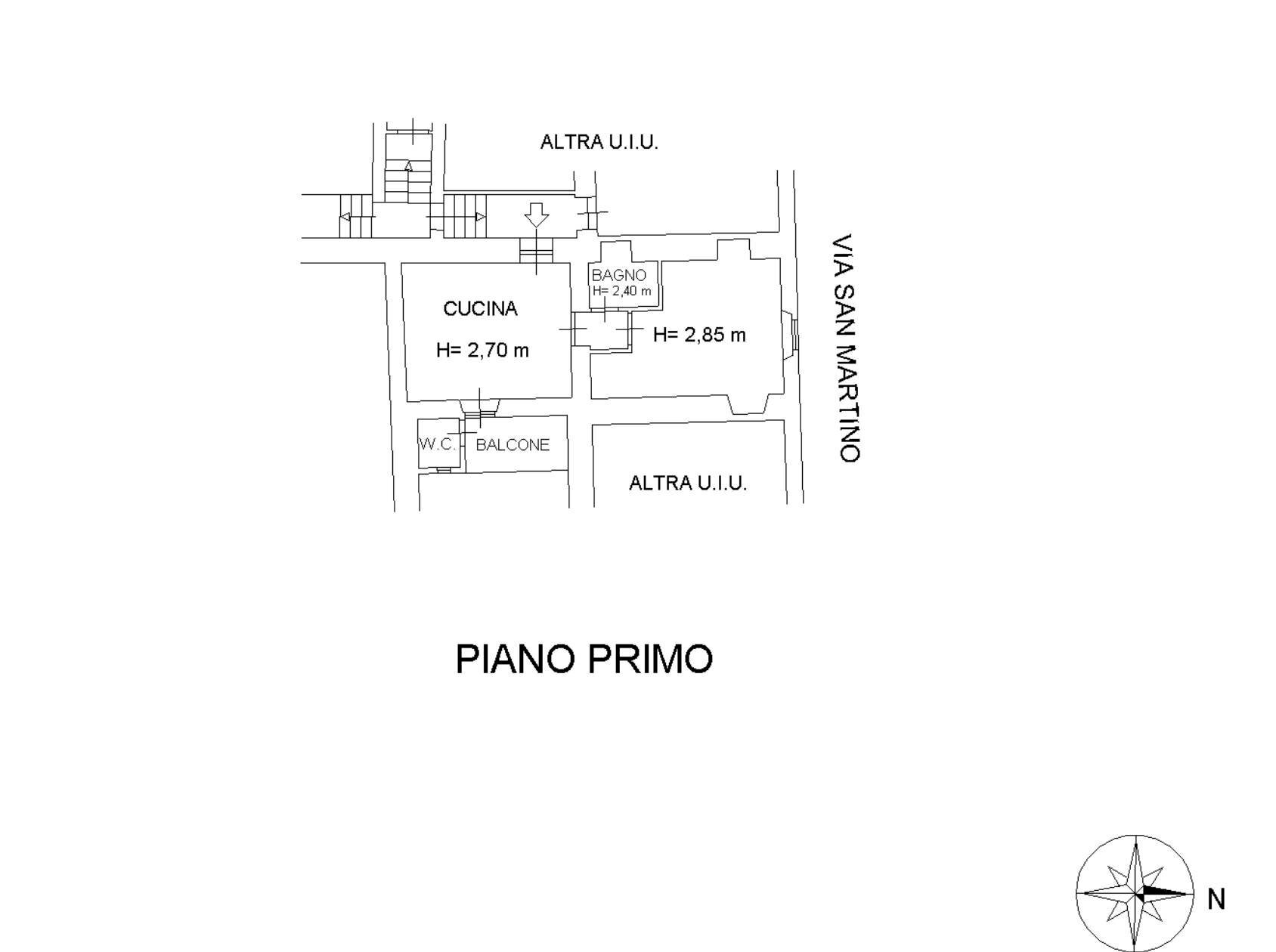 Foto 9 - Quadrilocale Via Roma, Orbetello - planimetria 1