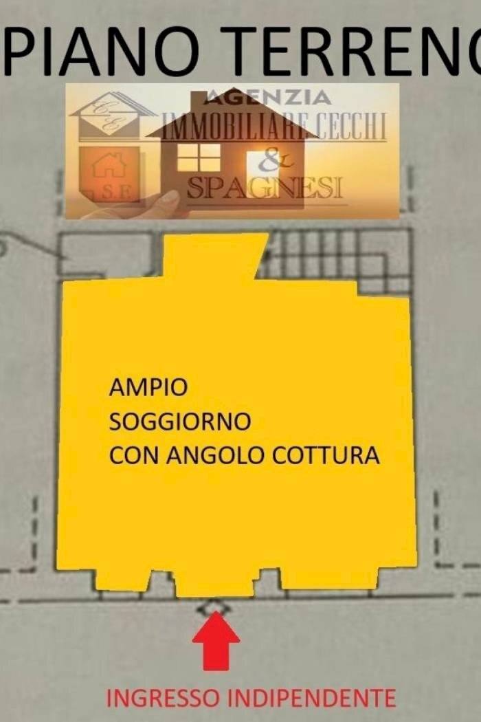 Casa indipendente via Pistoiese, 100A, Campi Bisenzio - planimetria 1
