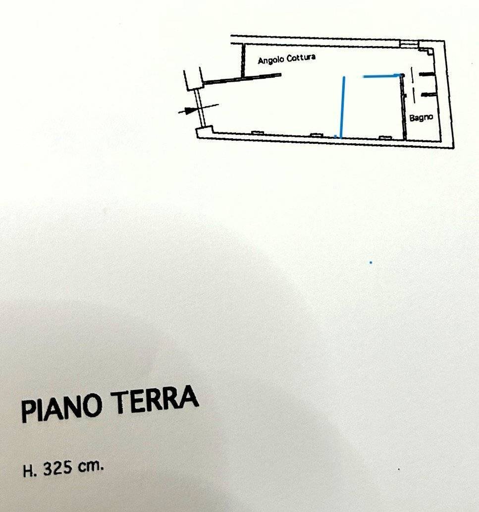 Trilocale via Giuseppe Garibaldi, Camogli - planimetria 1