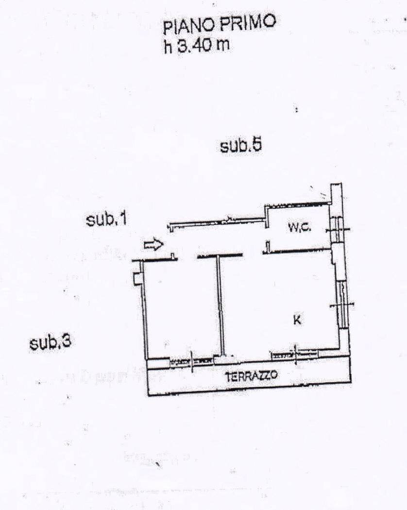 Trilocale strada Provinciale di Rovegno, Rovegno - planimetria 1