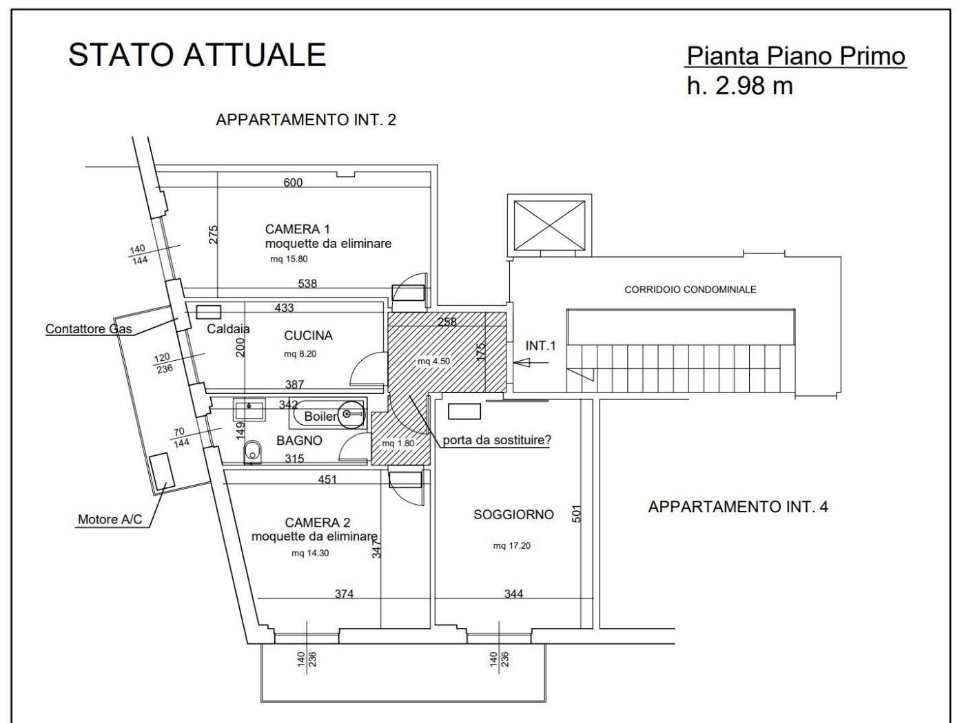 Apartment via Tigullio, Santa Margherita Ligure - floor plans 1