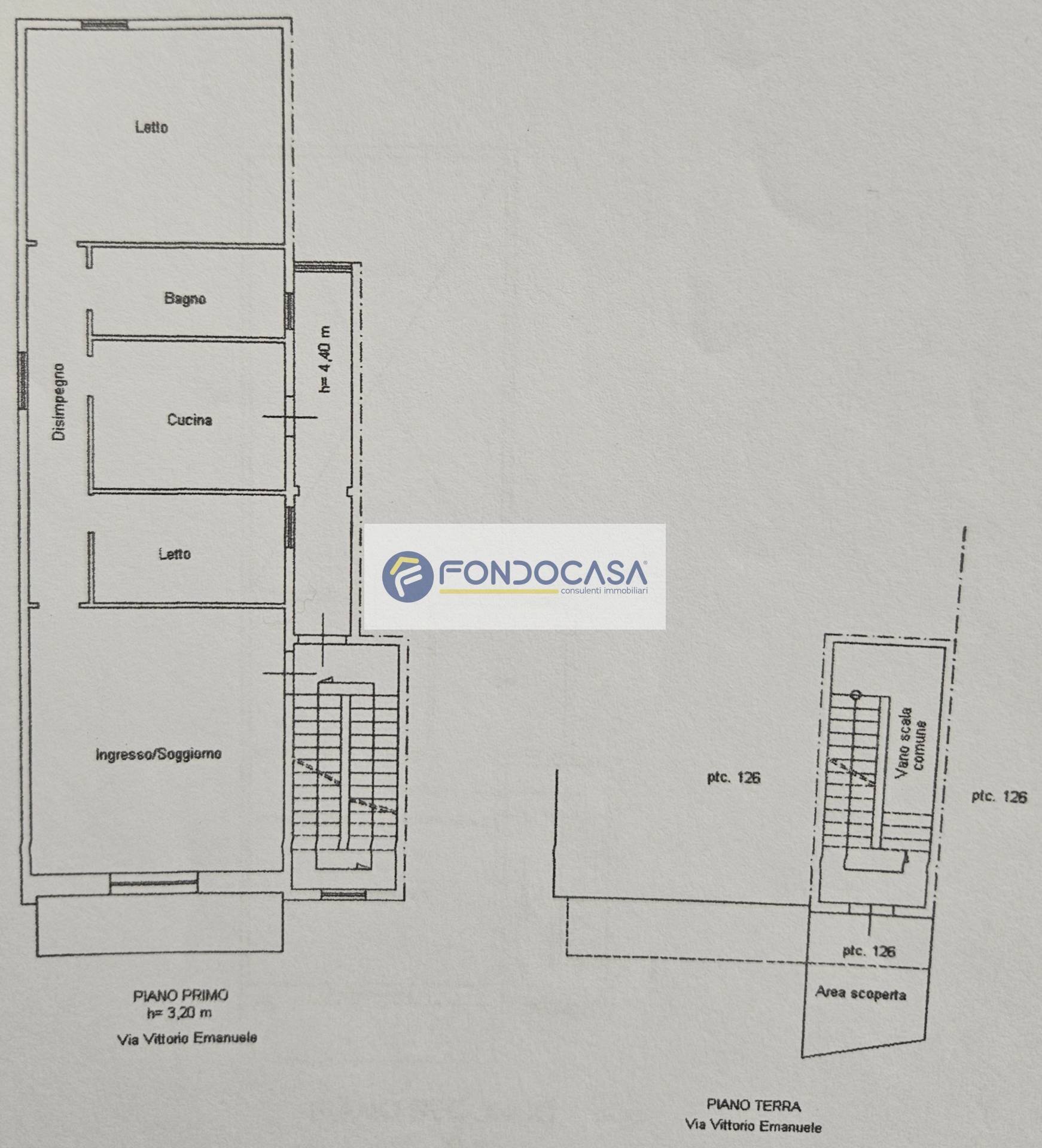 Foto 39 - Appartamento via vittorio emanuele
 
64, Cursi - planimetria 1