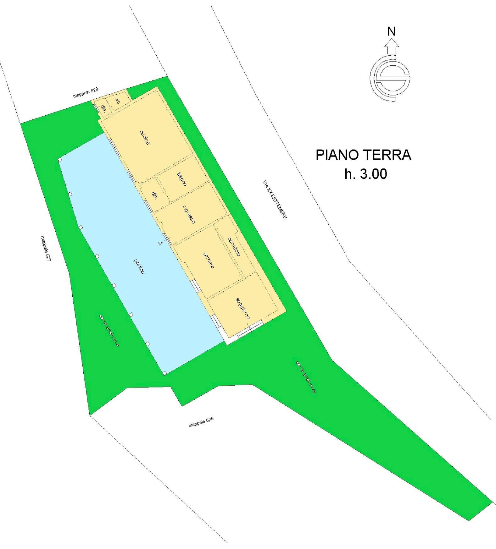 Foto 37 - Villa Via XX Settmbre, Diano San Pietro - planimetria 1