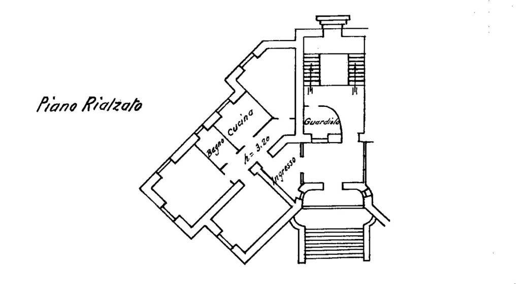 Planimetria - Trilocale via Girolamo Dandini, 16, Roma - foto 3