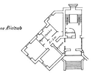 Planimetria - Trilocale via Girolamo Dandini, 16, Roma - foto 3