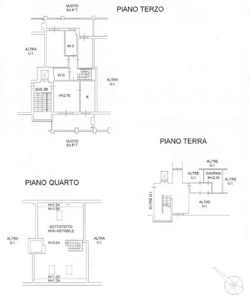 plan 3 loc 363 mod - Trilocale via Romeo Salvini, 27, Trezzano sul Naviglio - planimetria 1