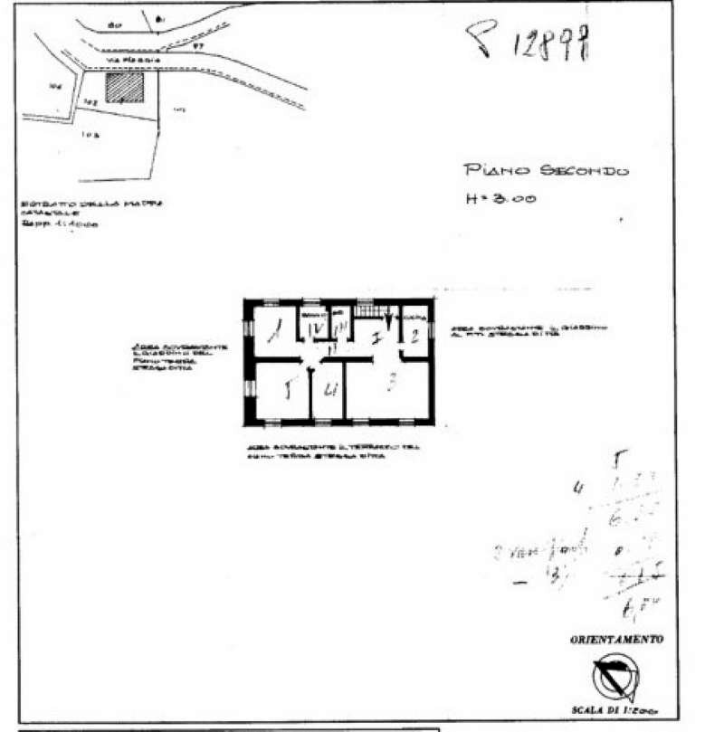 immagine1 - Quadrilocale via Piaggio, Genova (zona Castelletto) - planimetria 1