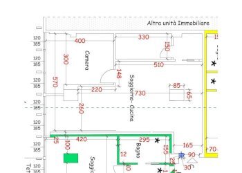 Planimetria - Bilocale corso Filippo Turati, 11, Torino (zona Crocetta) - foto 5