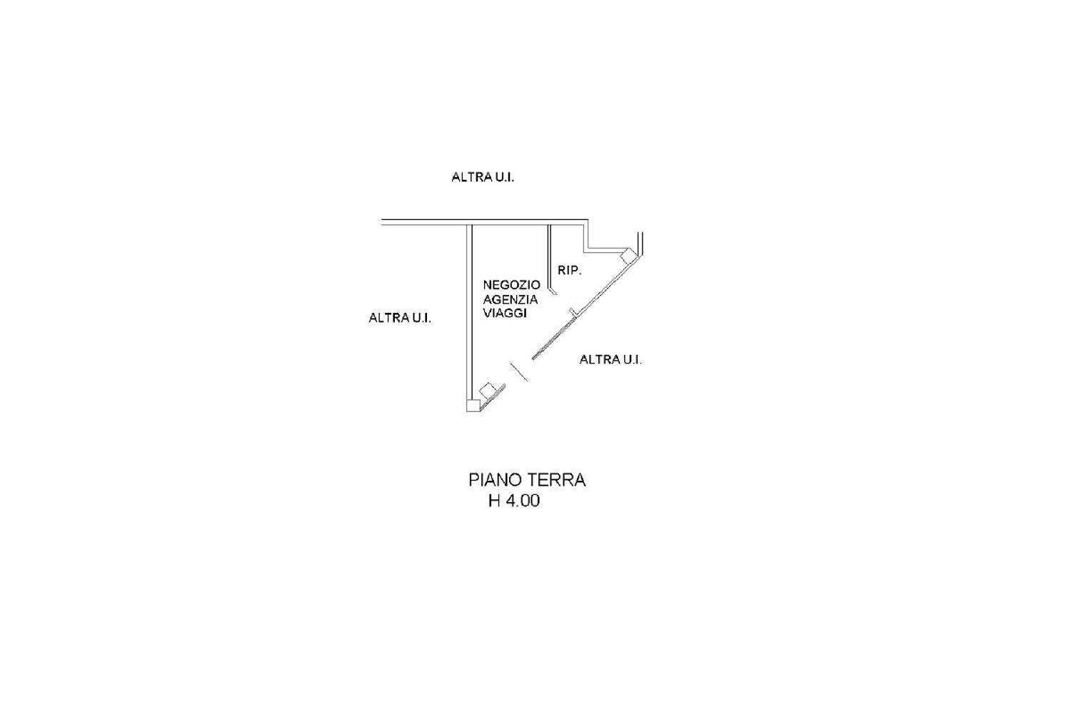 Commercial Premises via Amilcare Ponchielli, 23, Bologna (neighborhood Centro Storico) - floor plans 1