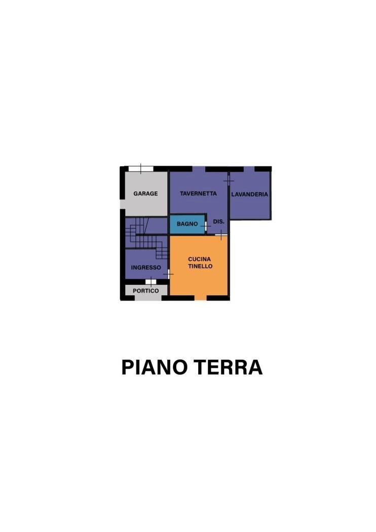 Casa indipendente viale dell'Appennino, Forlì - planimetria 1