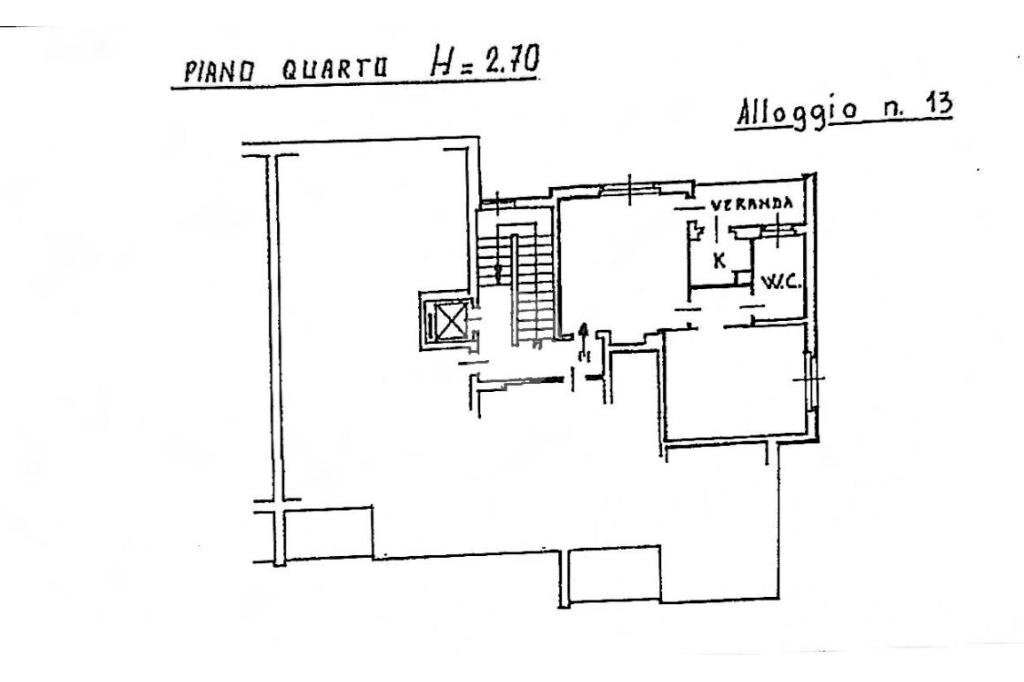 Bilocale Via di nanni dante, Orbassano - planimetria 1