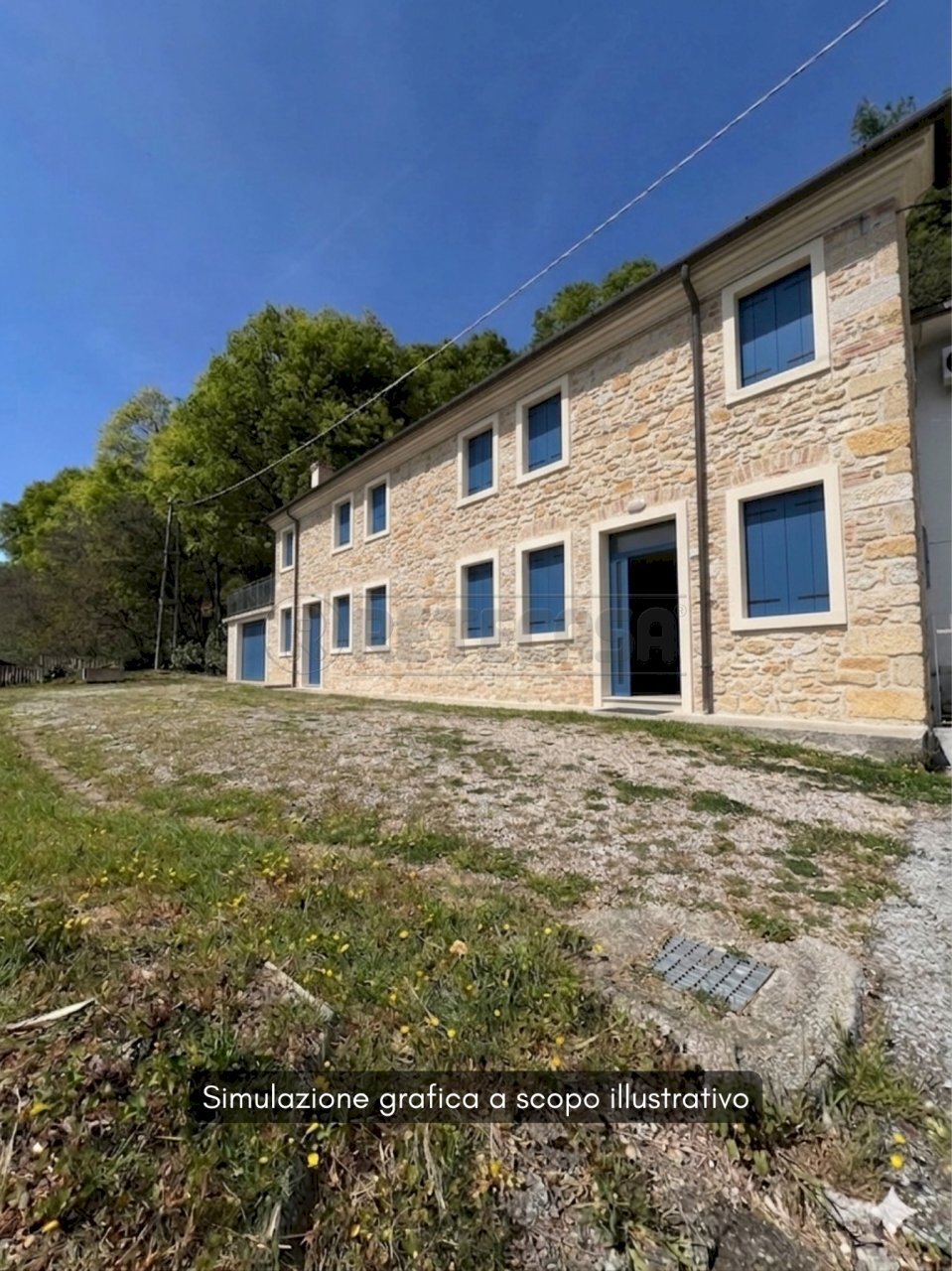 Simulazione grafica a scopo illustrativo - Casale Via Roma 15, Val Liona - foto 2
