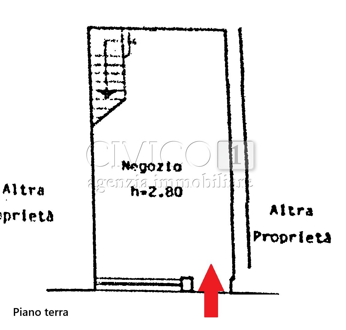 planimetria - Abbigliamento - Intimo San Marco 787, Venezia (zona San Marco) - planimetria 1
