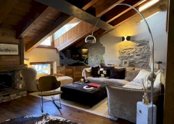 AFFITTO COURMAYEUR - SOGGIORNO E ZONA PRANZO - Appartamento Via Roma 73, Courmayeur - foto 1