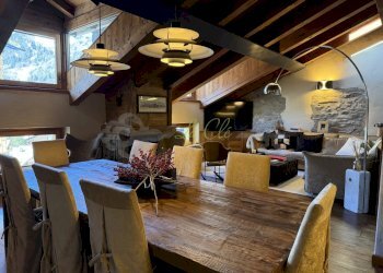 AFFITTO COURMAYEUR - SOGGIORNO E ZONA PRANZO - Appartamento Via Roma 73, Courmayeur - foto 8