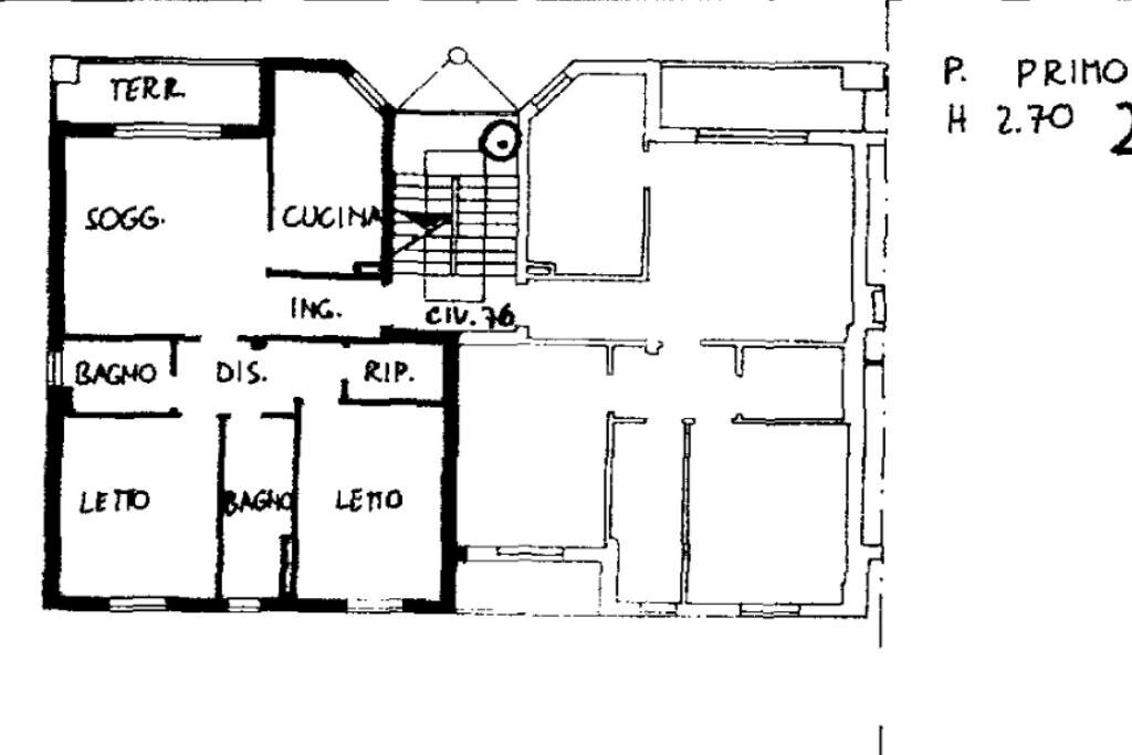 Appartamento Via dell'Artigiano, Calderara di Reno - planimetria 1