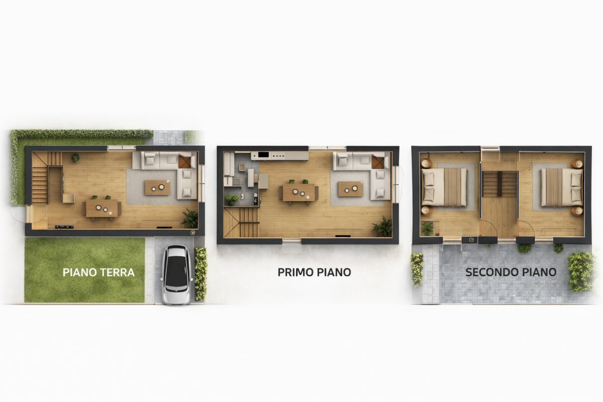 piantina - Terratetto - Terracielo Varazze - planimetria 1