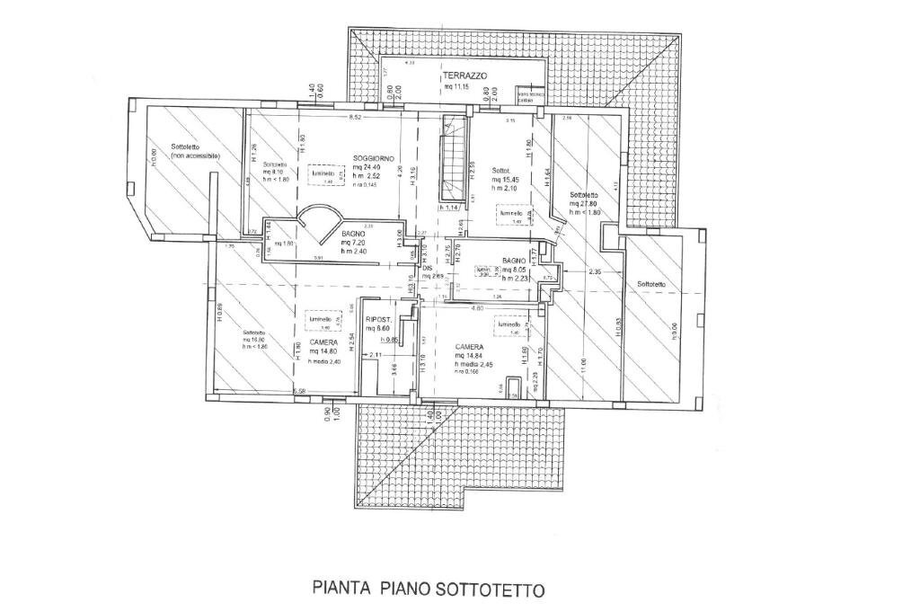 Apartment Via pulzona, Saludecio - floor plans 1