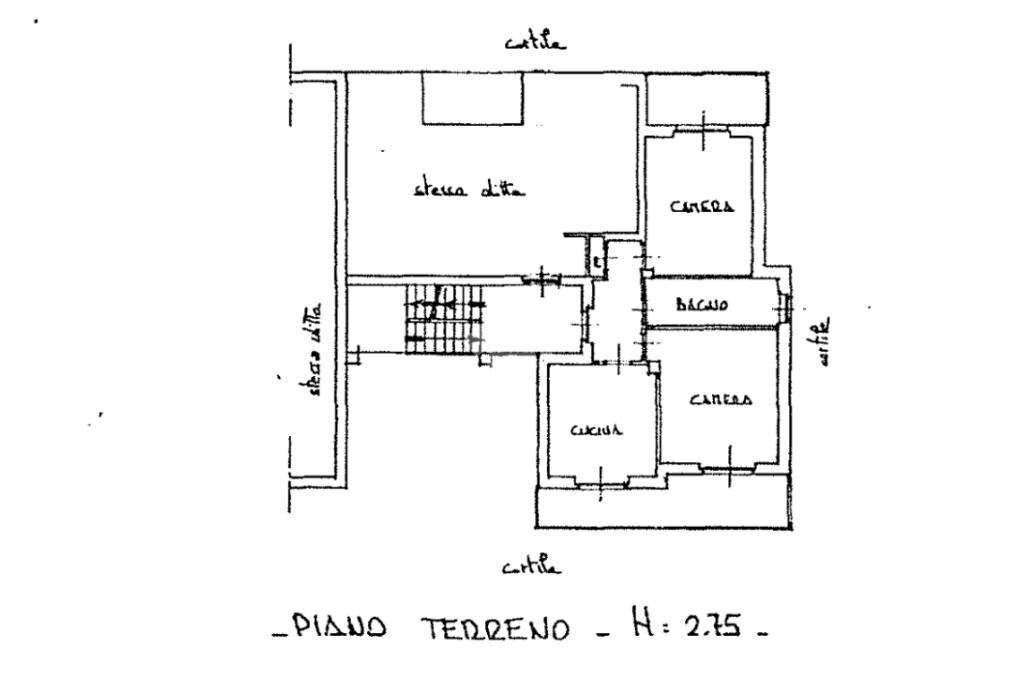 Trilocale Strada Marsè, Moncalieri - planimetria 1