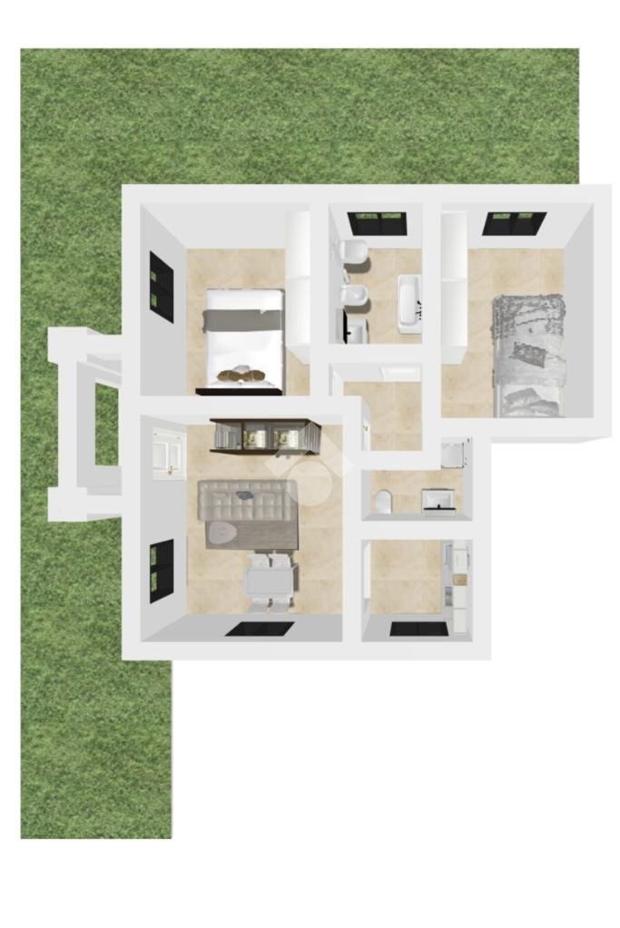 Porzione di casa Via Falcone e Borsellino, Verucchio - planimetria 1