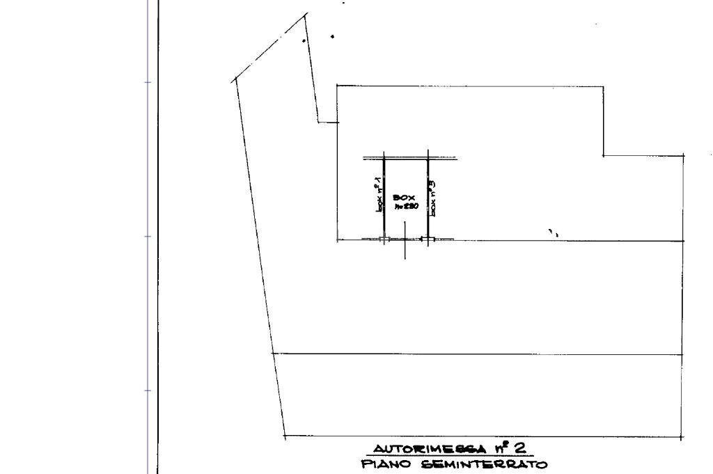 Box Via Novara, Trecate - planimetria 1