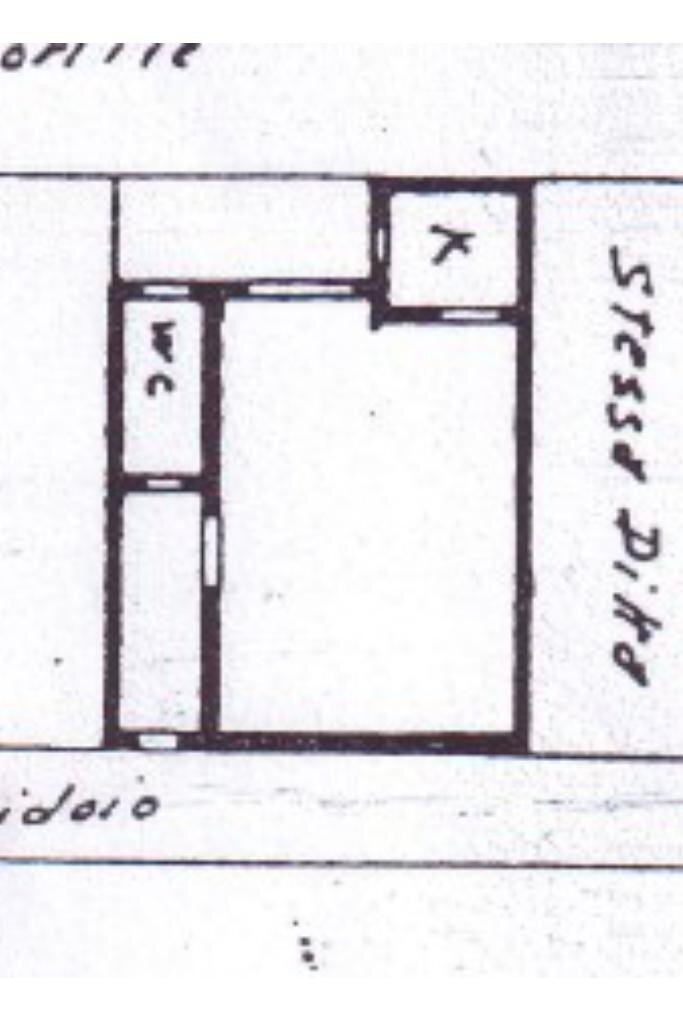 Monolocale Via Bari, Milano (zona Barona) - planimetria 1