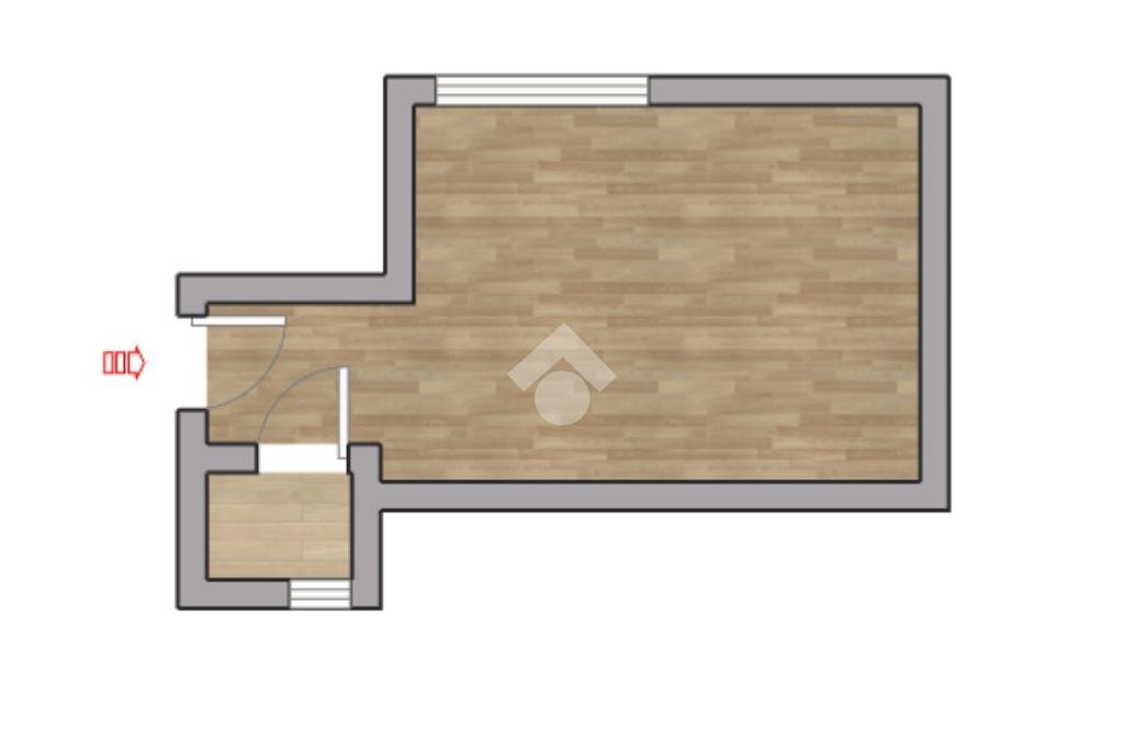 One-room apartment Via Friuli, Milano - floor plans 1