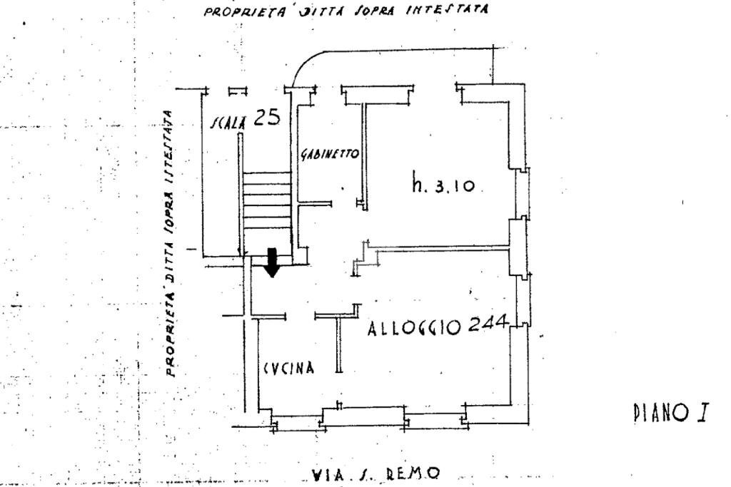 Bilocale Via Giacomo Dina, Torino (zona Mirafiori Nord) - planimetria 1