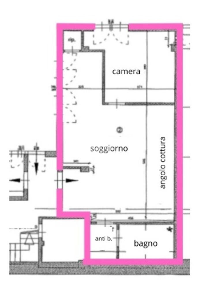 Bilocale Via Eusebio Bava, Torino (zona Vanchiglia) - planimetria 1