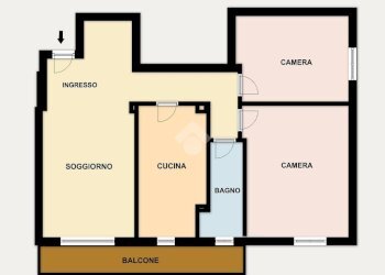 Three-room apartment Via Dante Alighieri, Pessano con Bornago - photo 17