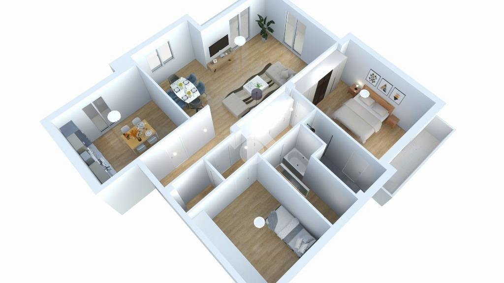 Trilocale Viale vittorio veneto, Sedriano - planimetria 1