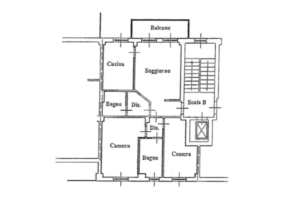 Trilocale Via Della Filanda, Sedriano - planimetria 1