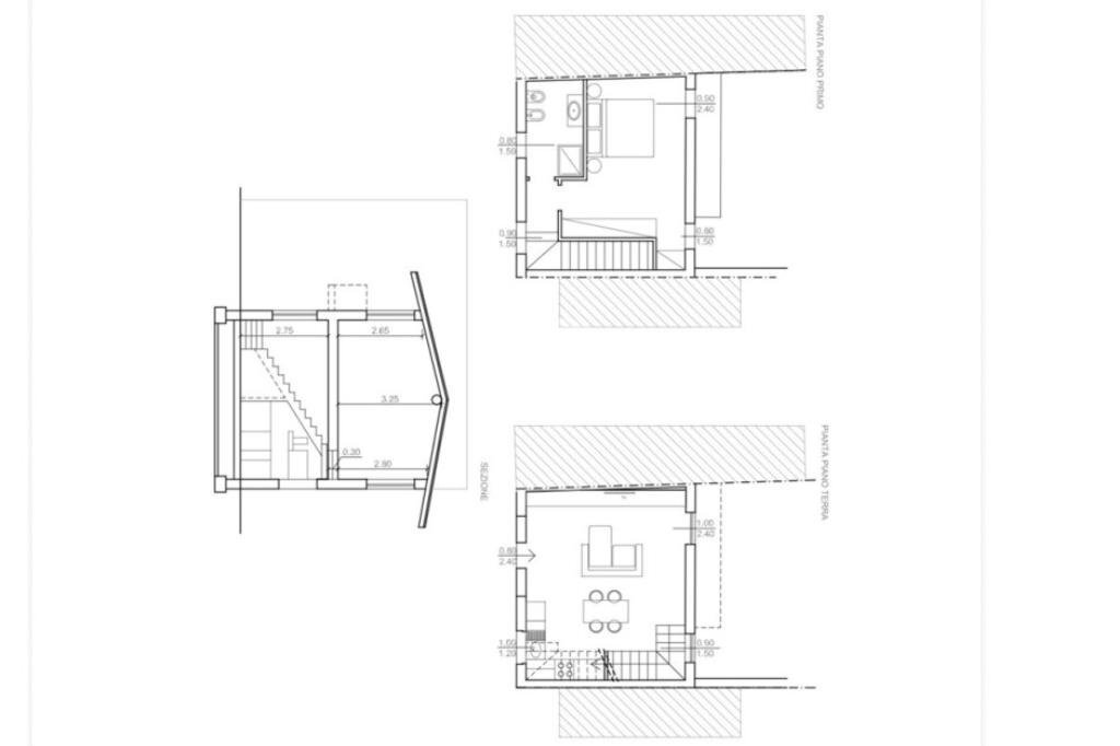 Independent house Via Trieste, Santo Stefano Ticino - floor plans 1