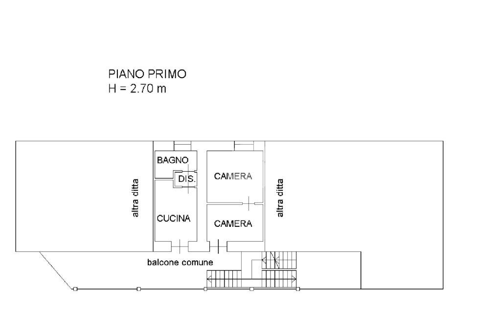 Appartamento borgata gabaira, Rubiana - planimetria 1