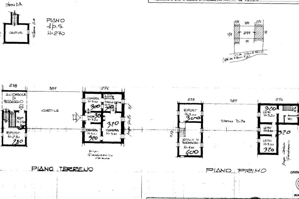 Casa semi indipendente Via Vittorio Emanuele II, Villalvernia - planimetria 1