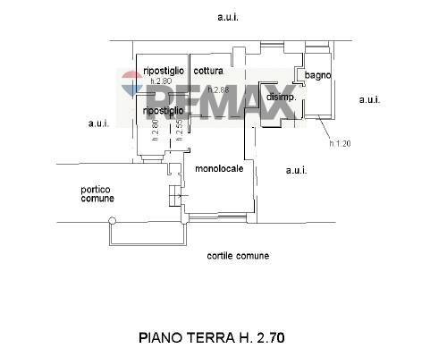 Pianta 2D - Monolocale VIA BUZZI LEONE
 
26, Viggiù - planimetria 1