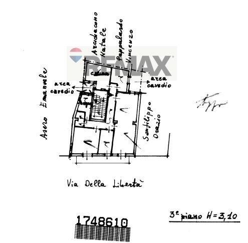 Pianta 2D - Appartamento VIA LIBERTA
 
39, Paterno - planimetria 1
