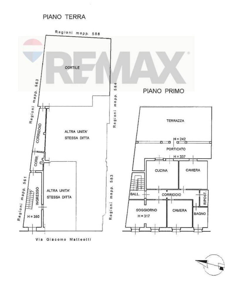 Foto 55 - Casa semi indipendente VIA MATTEOTTI
 
83, Bozzolo - planimetria 1