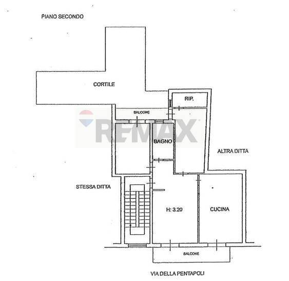 Pianta 2D - Quadrilocale Via Della Pentapoli
 
102, Priolo Gargallo - planimetria 1
