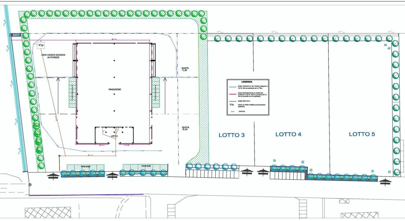 Shed via Primo Levi, Stradella - floor plans 1