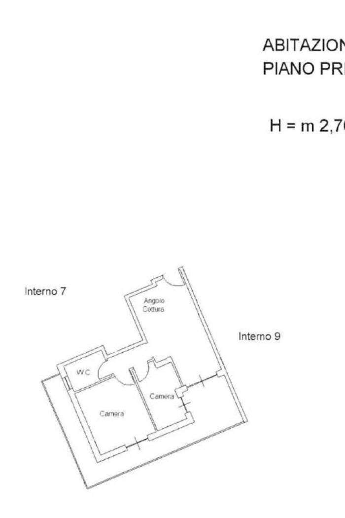 Trilocale viale Tito Livio, 25, Anzio - planimetria 1